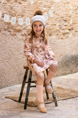 Calamaro Girls Peachy Pink Circus Theme Hair Bow Bow To Match 21305 - 77109