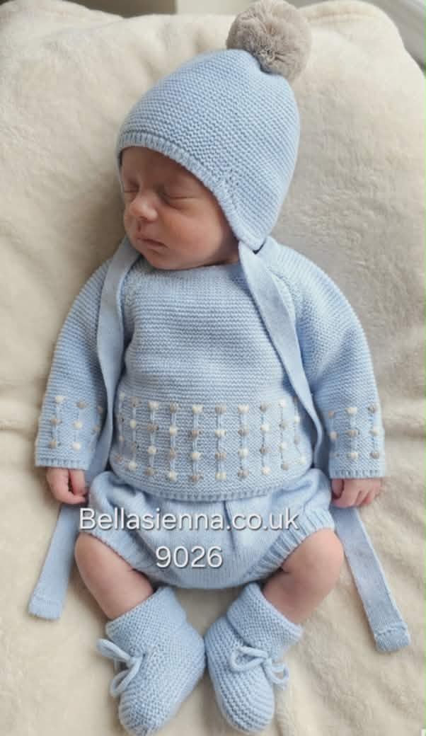 Mac ilusion Baby Boys Four Piece Knitted Set 9026