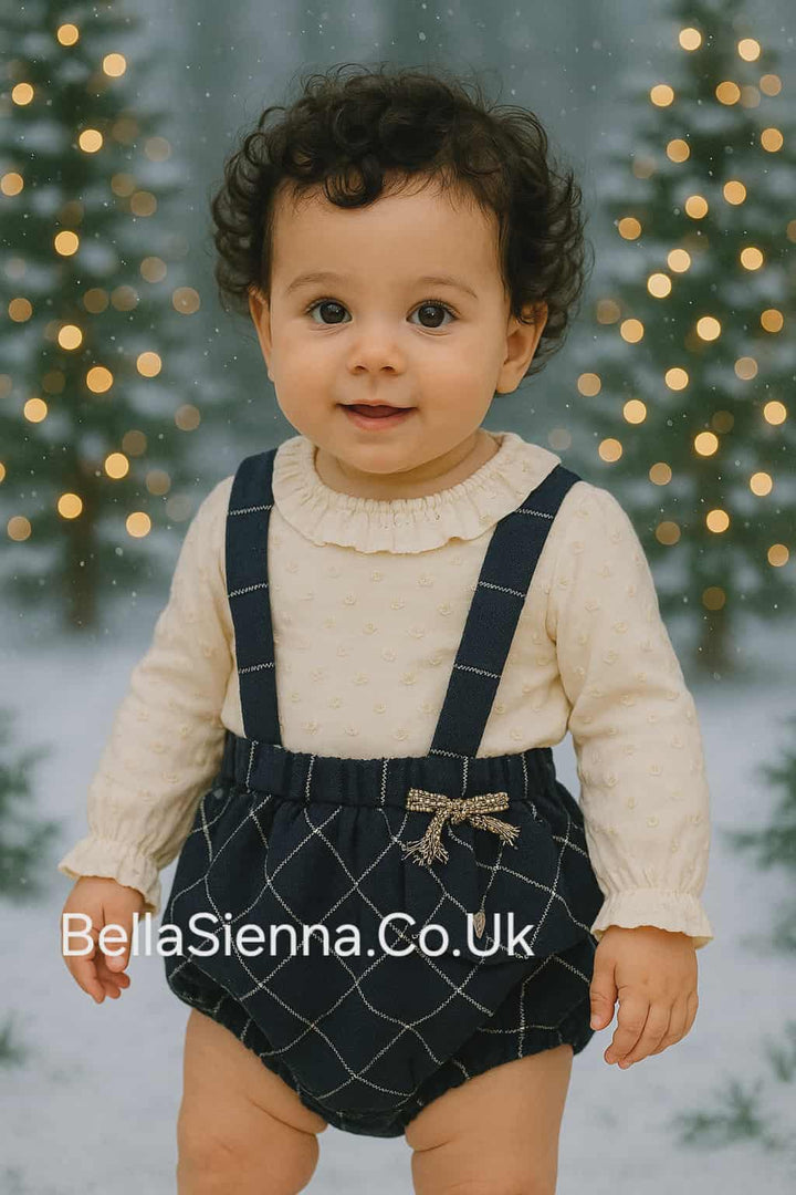 Basmarti *Two Piece Dungaree Set For Girls 21601