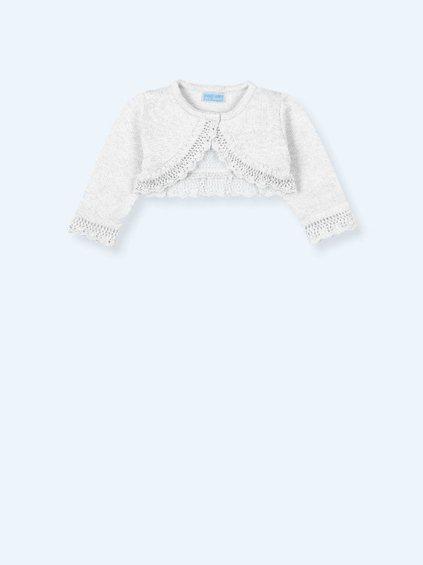 Mac ilusion White Knitted Bolero Cardigan - 9275