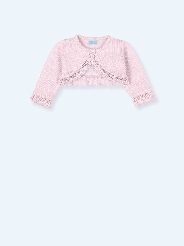 Mac ilusion Pink Knitted Bolero Cardigan - 9275