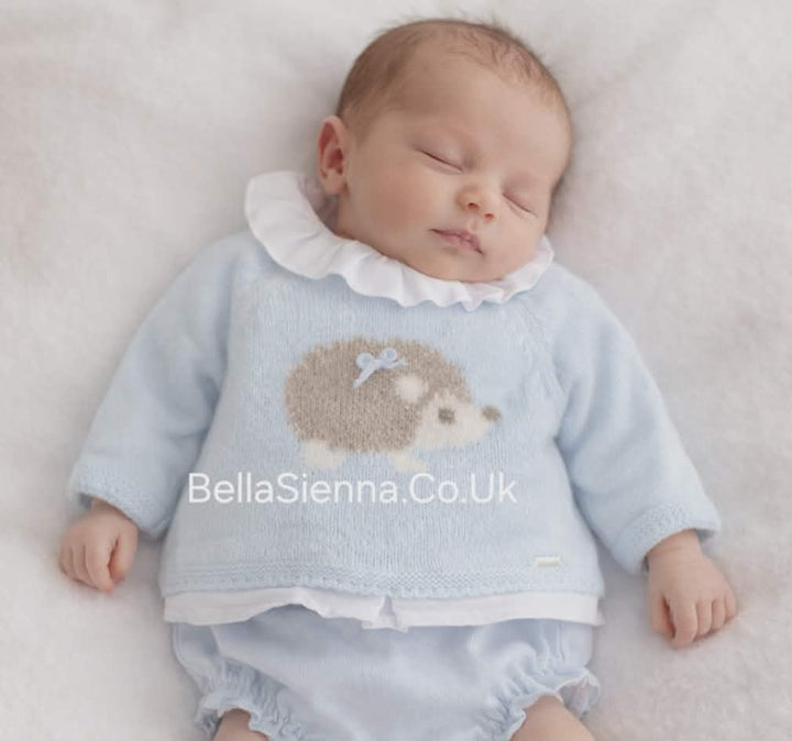 Yoedu 3 Piece Unisex Hedgehog Set In Baby Blue