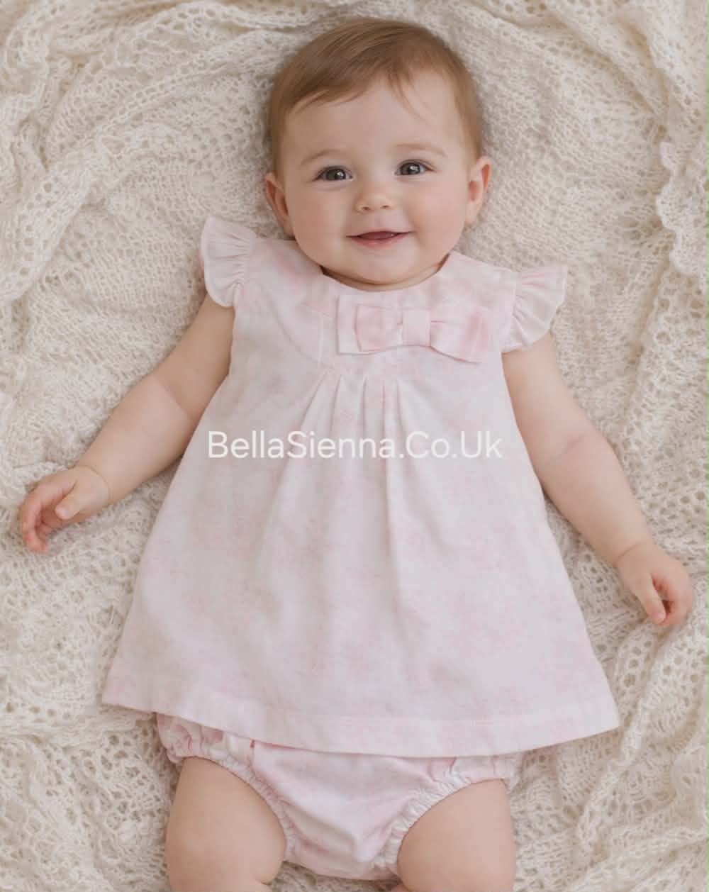 Tutto Piccolo Vintage Look Baby Girls Dress Set 2213