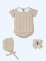 Mac ilusion Baby Boys Four Piece Outfit - 9626 (Safari)
