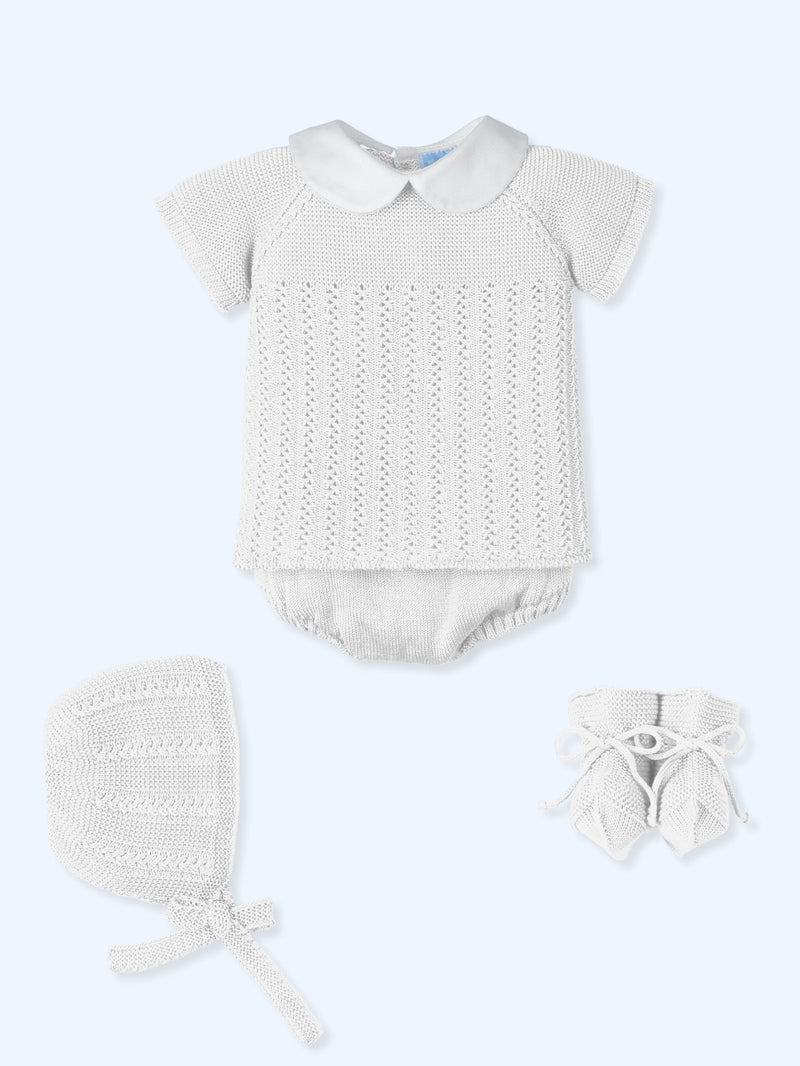 Mac ilusion White Unisex Four Piece Outfit - 9626 (Blanco)