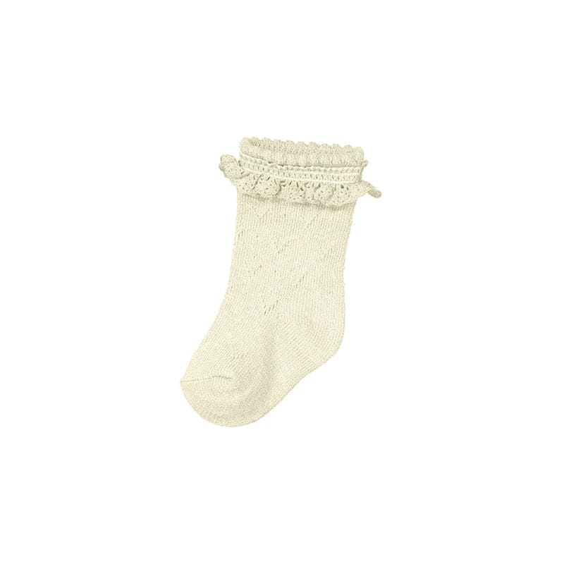 Mayoral Baby Girls Openwork Socks - Champagne - 9761