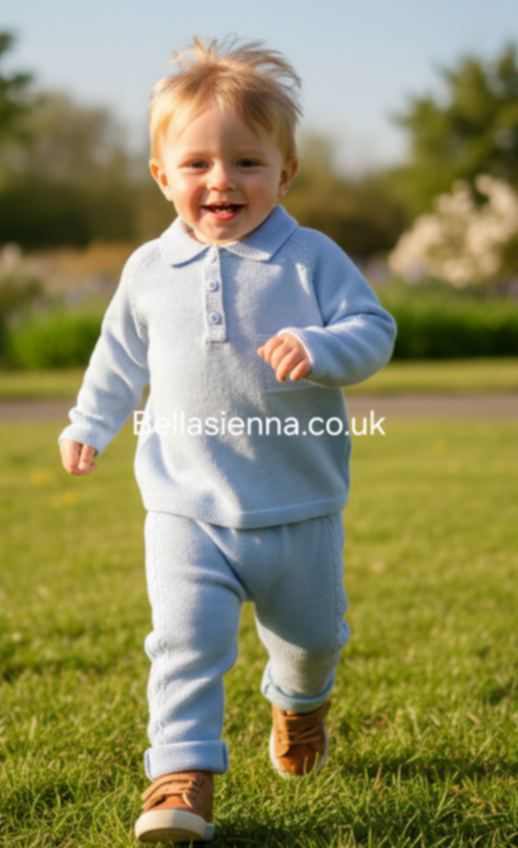 Pex "Oliver" Boys Two Piece Knitted Jumper & Trouser Set - B055000905