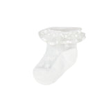 Mayoral White Plumetti Frill Socks - 9871
