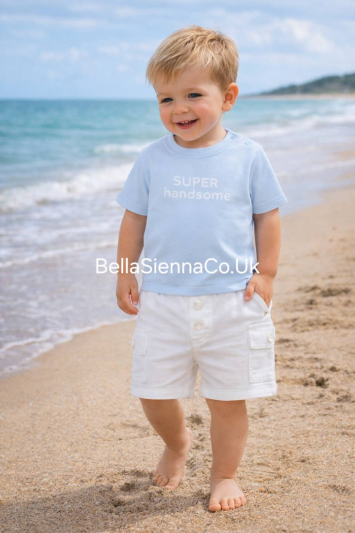 GYMP - Gorgeous Young Misters & Princesses Baby Blue T-shirt & Shorts Set 35394