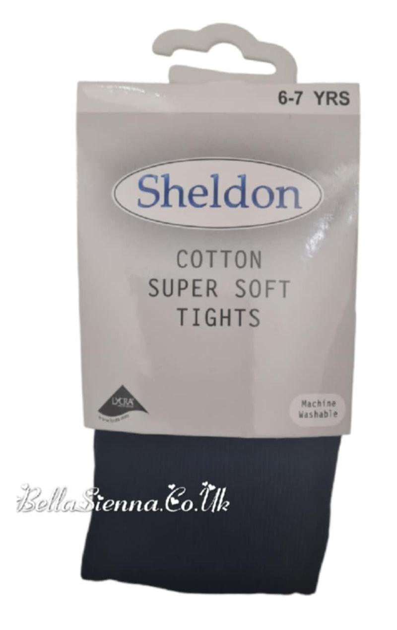 Sheldon Girls Navy Blue Tights