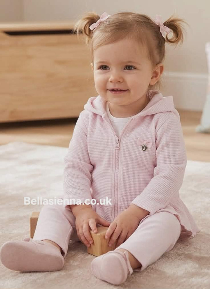 Blues Baby Girls Pretty Pink Three Piece Set - Jacket, Leggings & Top - BB2204