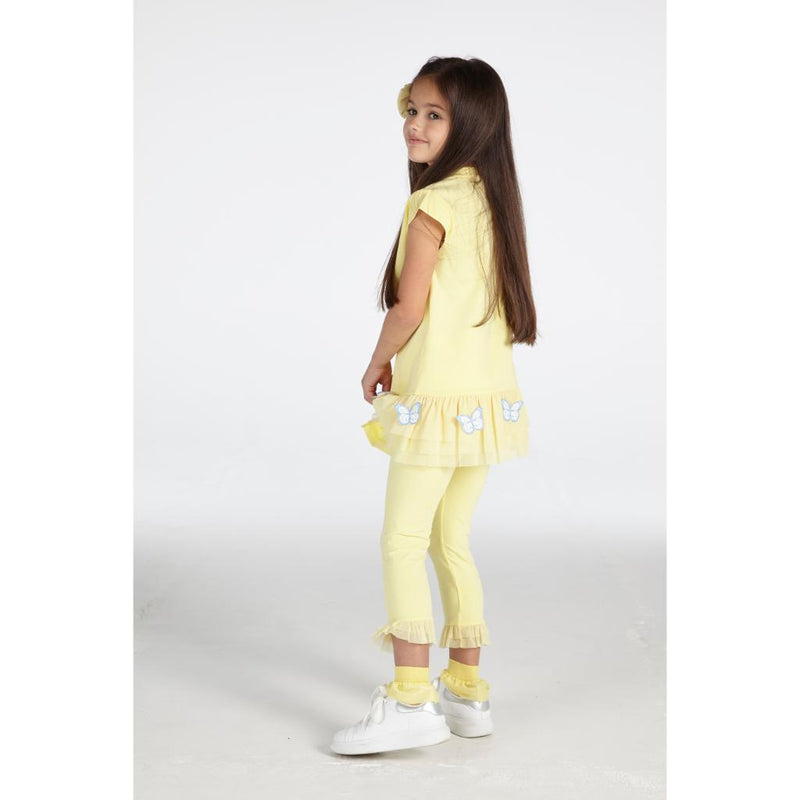 A*Dee Jinty Tulle Leggings Set - S223519 - Summer-Lemon Cake