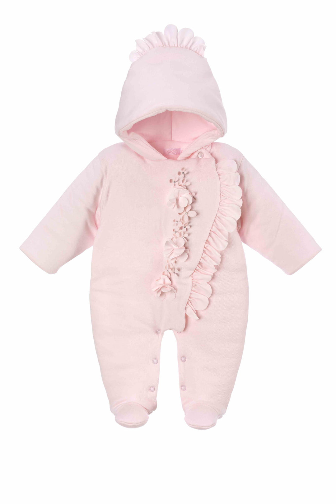 Sofija Girls Pink All In One Pramsuit - ALICJA - Snowsuit