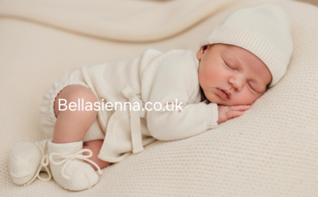 Mac ilusion Unisex Beige Four Piece Knitted "Coming Home" Outfit - AS06V2