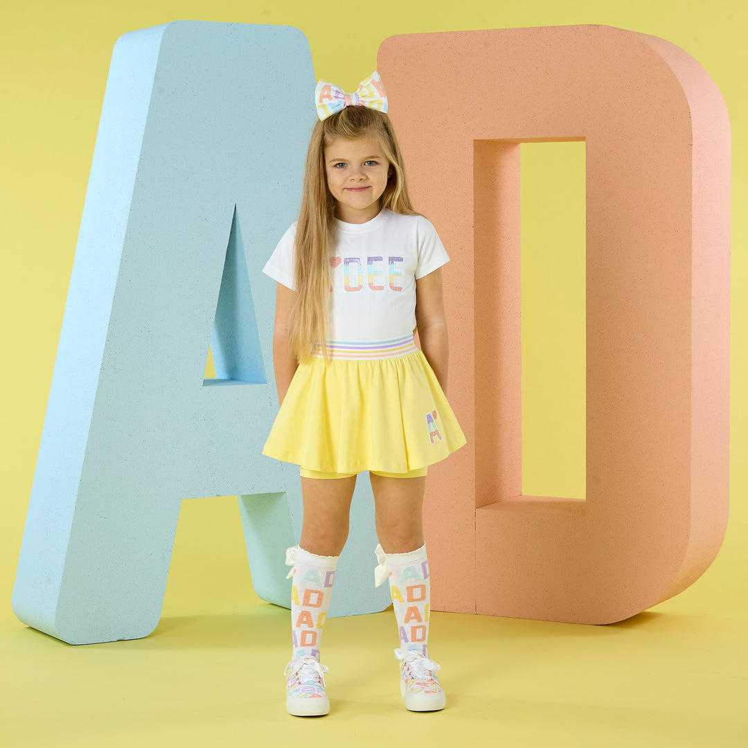 A Dee - S262920 SAMI - Initial print bow hair clip