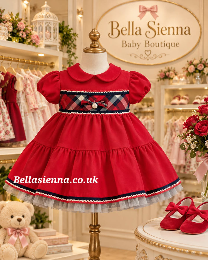 Amaya Stunning Girls Red Dress
