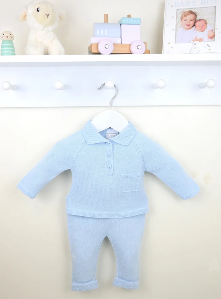 Pex "Oliver" Boys Two Piece Knitted Jumper & Trouser Set - B055000905