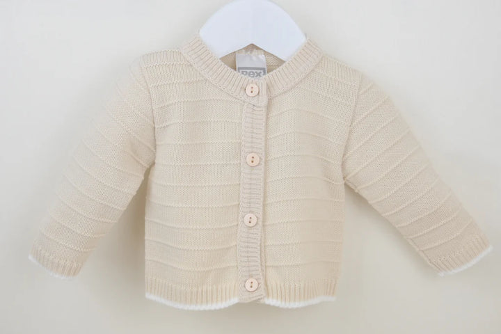 Boys Beige Cardigan - Daniel