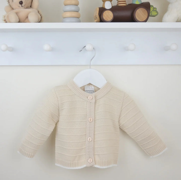Boys Beige Cardigan - Daniel
