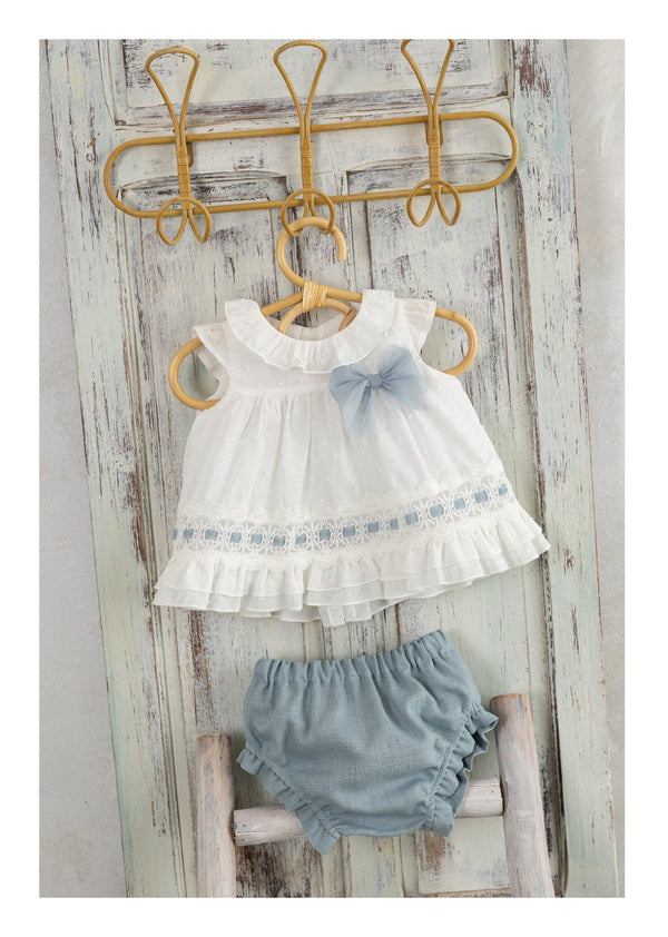 Basmarti Pretty Two Piece Set With Tulle Bow - 25120