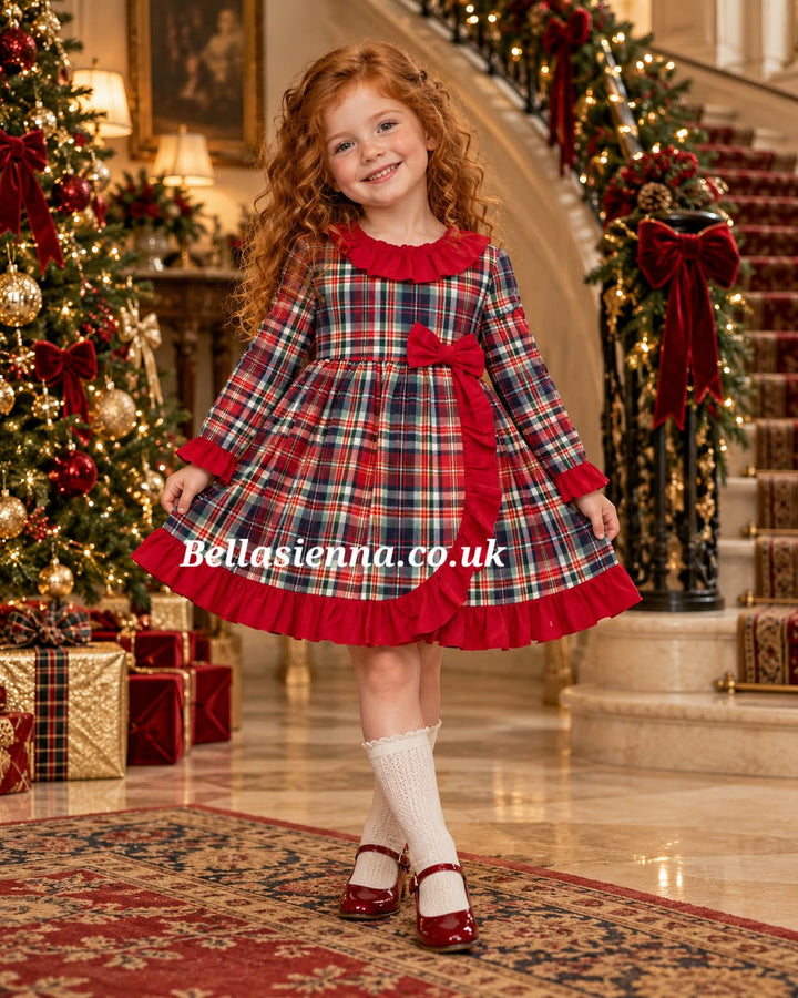 Babine Red Tartan Christmas Dress - 2212825