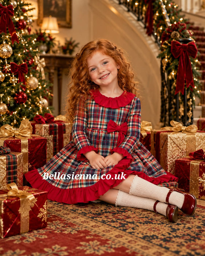 Babine Red Tartan Christmas Dress - 2212825