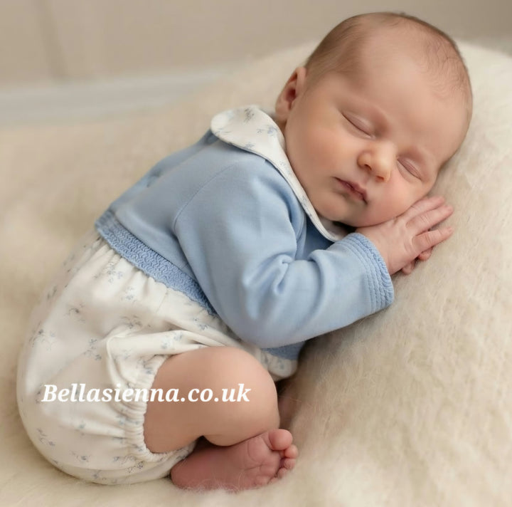Blue Rocking Horse Romper - B097401510