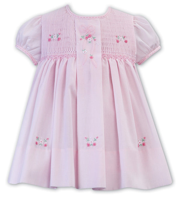 Sarah Louise "HERITAGE COLLECTION" Pink Hand Smocked Dress - C7001