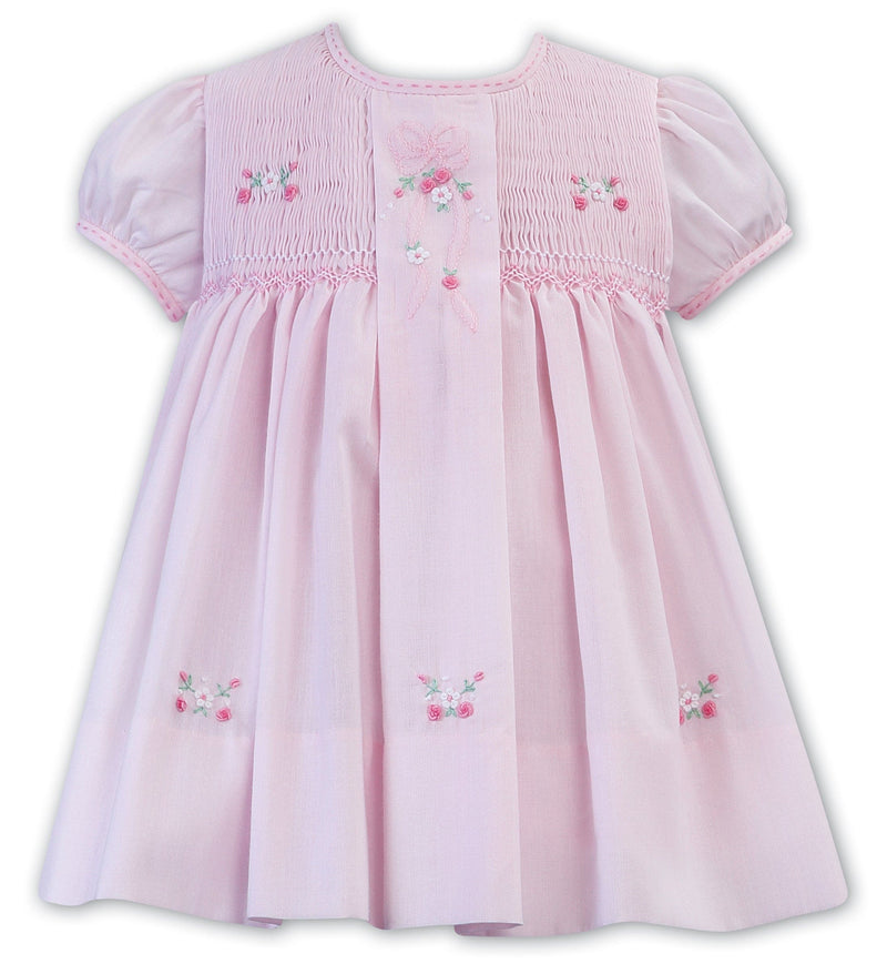 Sarah Louise "HERITAGE COLLECTION" Pink Hand Smocked Dress - C7001