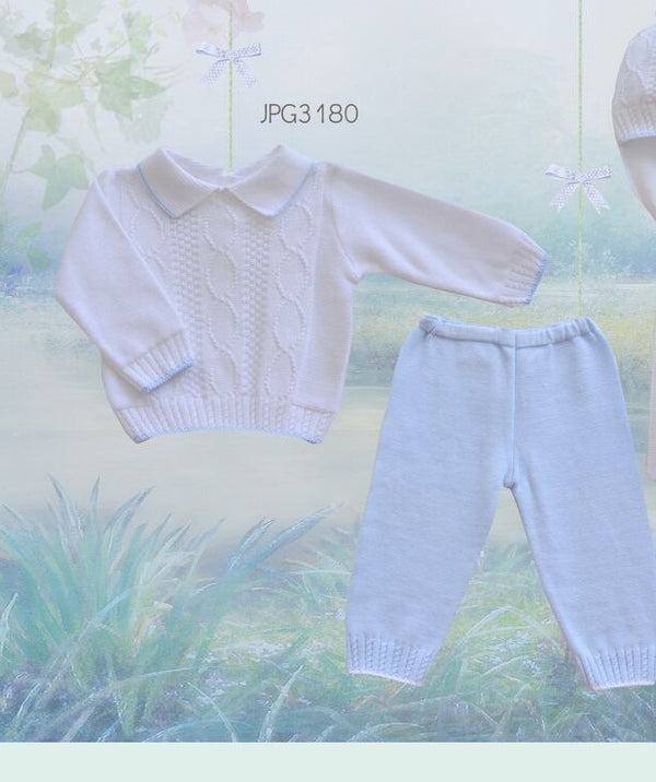 Pretty Originals Boys Knitted Two Piece Outfit  JPG3180