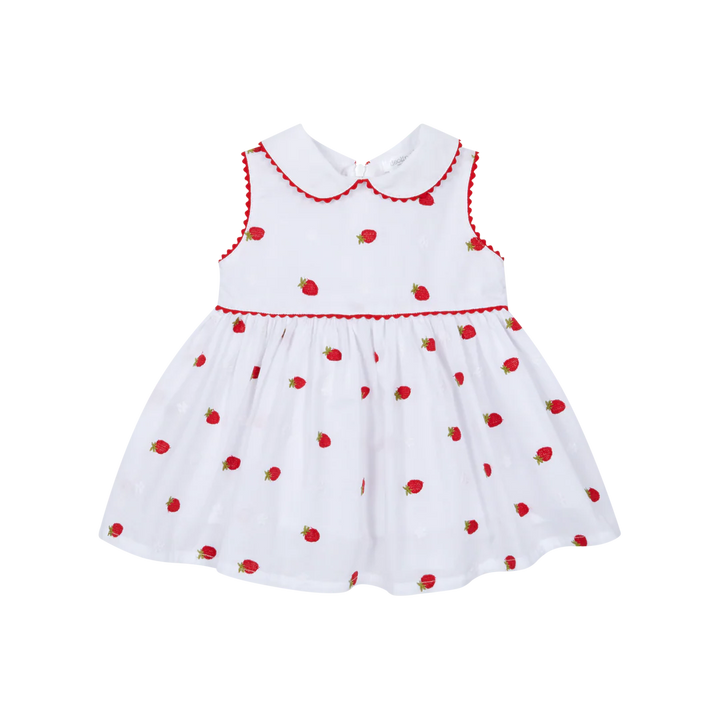 Deolinda Baby Strawberry Print Dress - DBV26406 - "Pavlova"