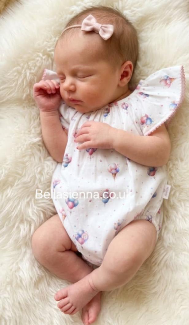 Deolinda Baby Girls Ice Cream Print Romper - DBV26525 - "Party"