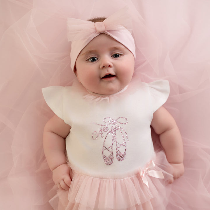Little A LA26111 Octavia Tulle Ballerina Romper
