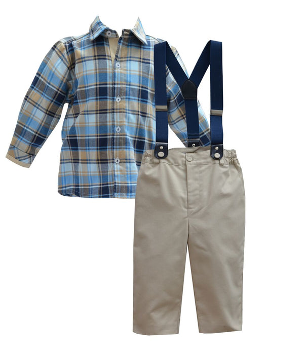 Pretty Originals Baby Boys Dungaree Set