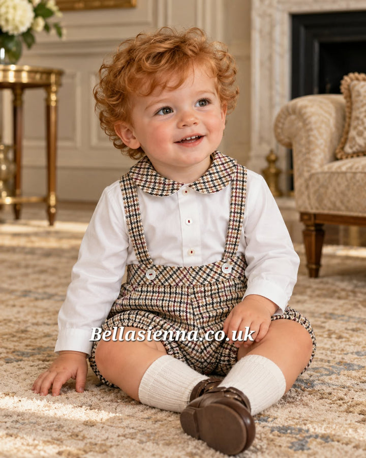 Deolinda Boys Houndstooth Two Piece Set - DBI26611