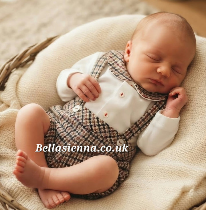 Deolinda Boys Houndstooth Two Piece Set - DBI26611