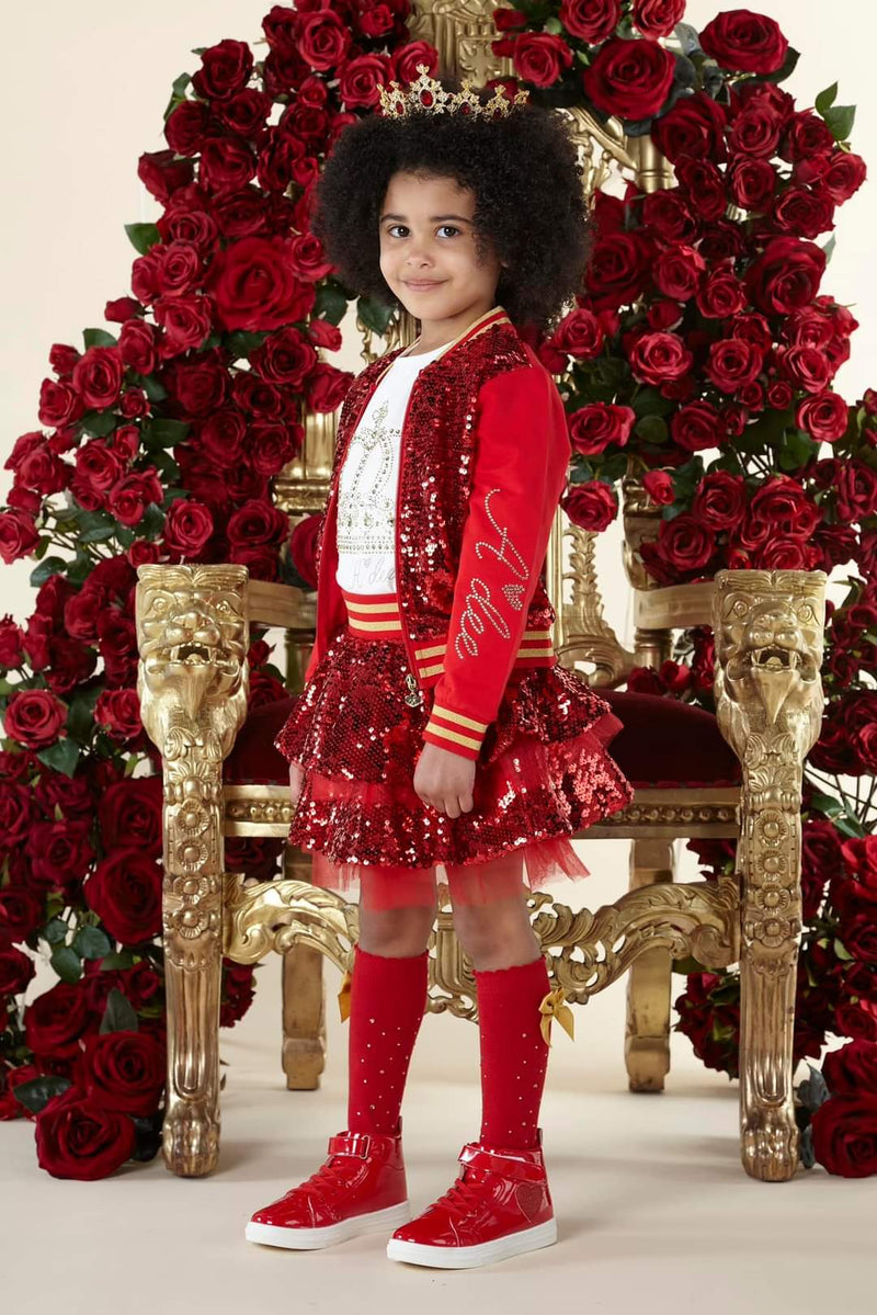 A Dee CHLOE Crown Sequin Skirt Set - W233513