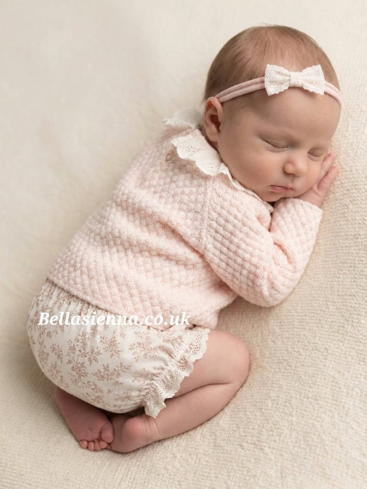 Foque Baby Girls Pink Bloomer & Jumper Jam Pant Set 2024203