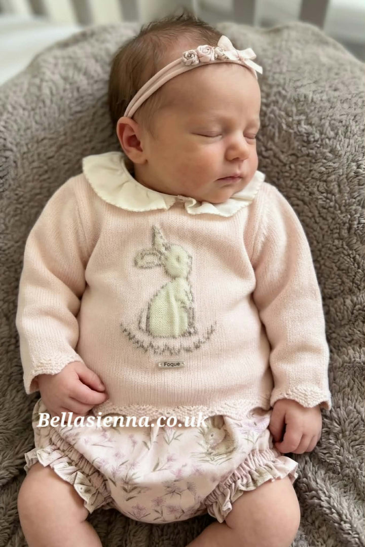 Foque 2 Piece Set With Bunny In Pink 2024210