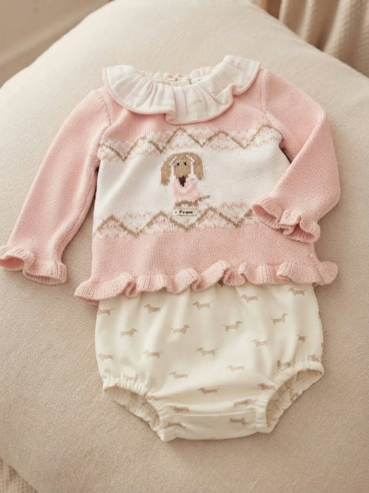 Foque Dachshund Jumper & Jam Pants Set Sausage Dog - 2224516