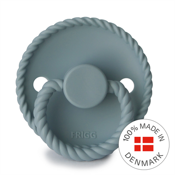 FRIGG Pacifier - Dummy - New Rope Silicone - Stone Blue