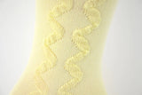 "Grazia" Girls Knee High Lemon Bow Socks