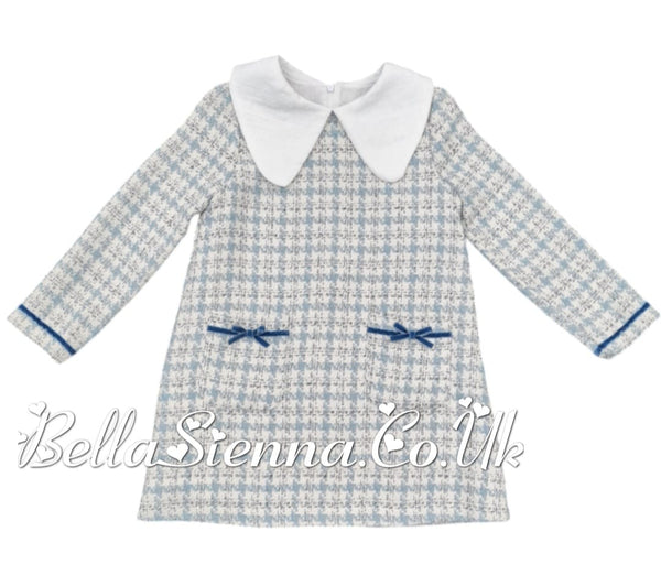 Basmarti Blue & White Winter Dress - 24510