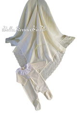 Bella Sienna Lemon Fine Knitted Luxury Shawls - 2027