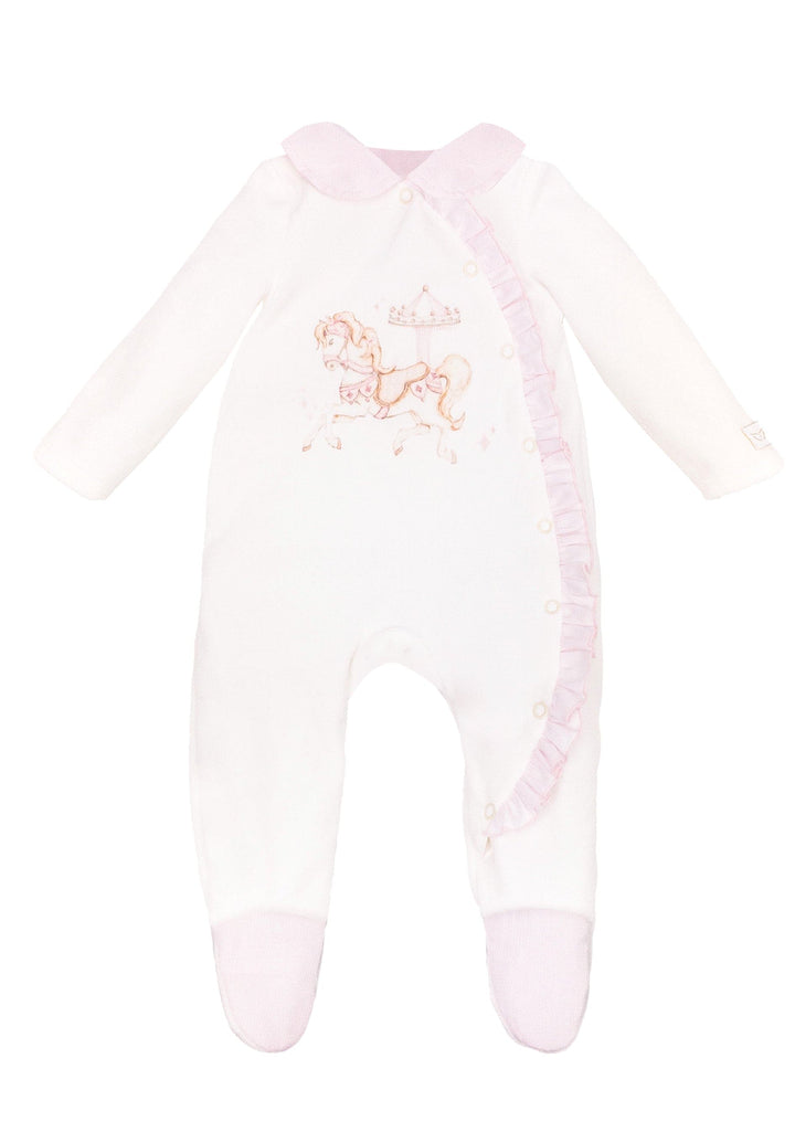 Jamiks "INKI" Pink Rocking Horse Velour Hat