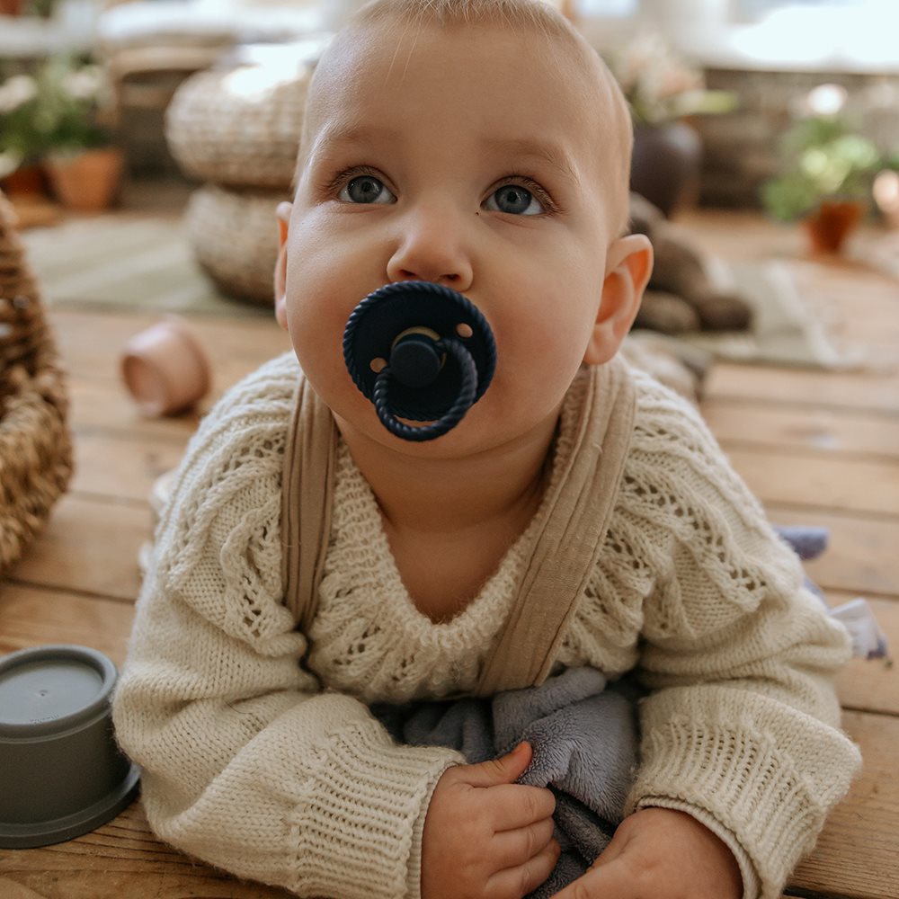 FRIGG Pacifier - Dummy - New Rope Silicone - Dark Navy