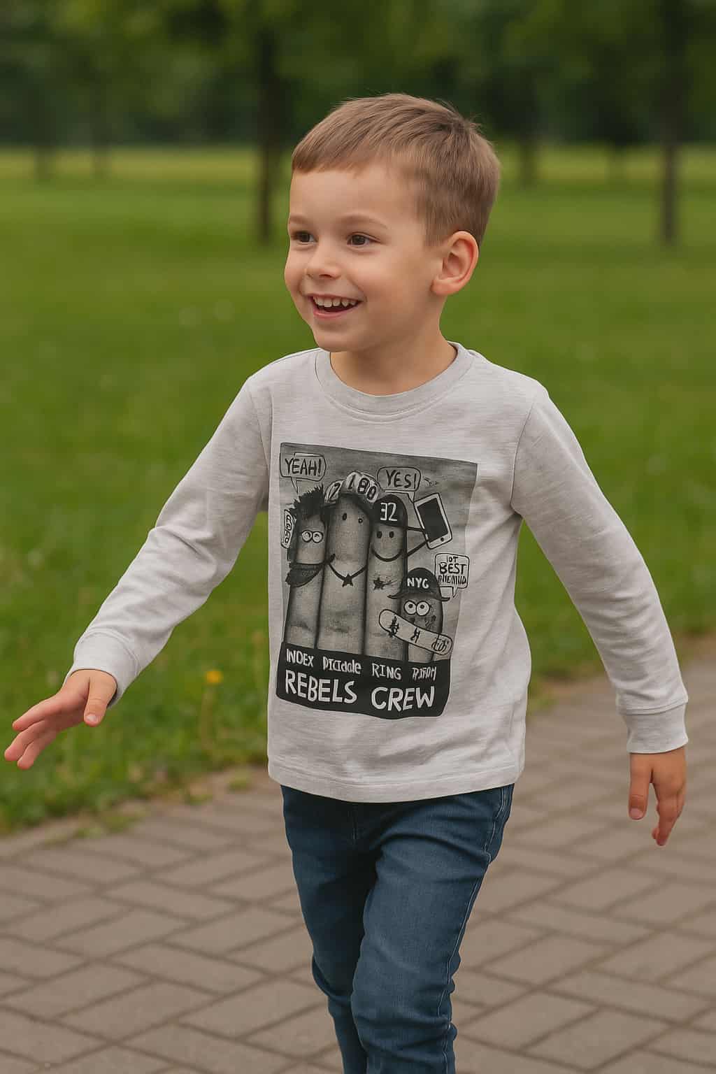iDO Boys Long-Sleeved Top