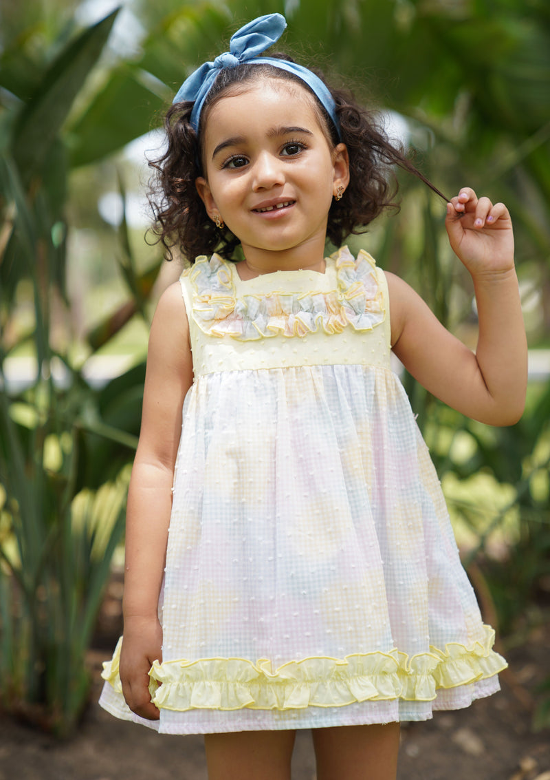 Lor Miral Multicoloured Pastel Colours Dress - 41408