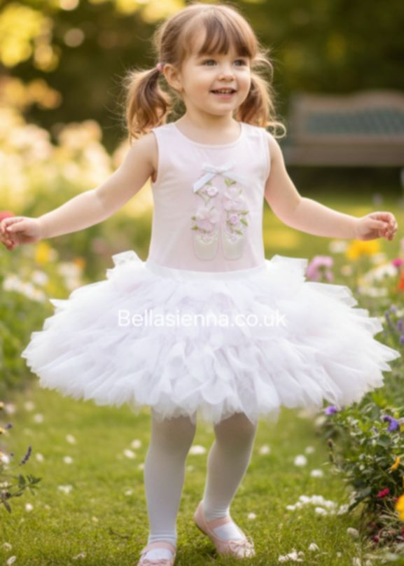 Kate Mack Girls Ballerina Shoes Tutu Princess Dress - Dancing