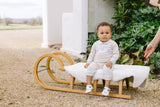 Emile et Rose Beige Three Piece Teddy Bear Knitted Baby Set With Matching Hat - Kipling